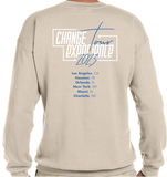 Change Experience - Forever Changed - Tan Crewneck Sweatshirt