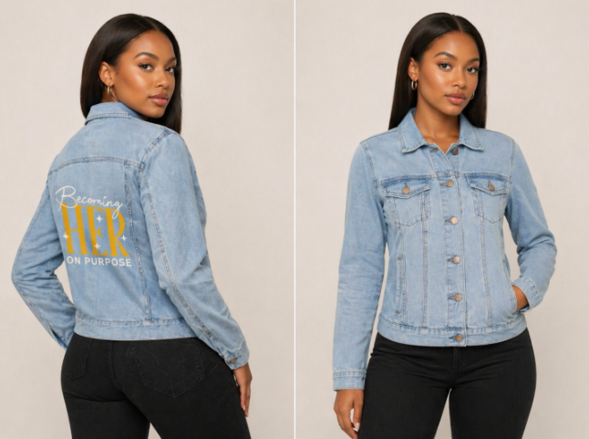 Becoming Her Jean Jacket