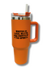 "Rooted in Love, Bloom, and Fruits of the Spirit" Tumblers