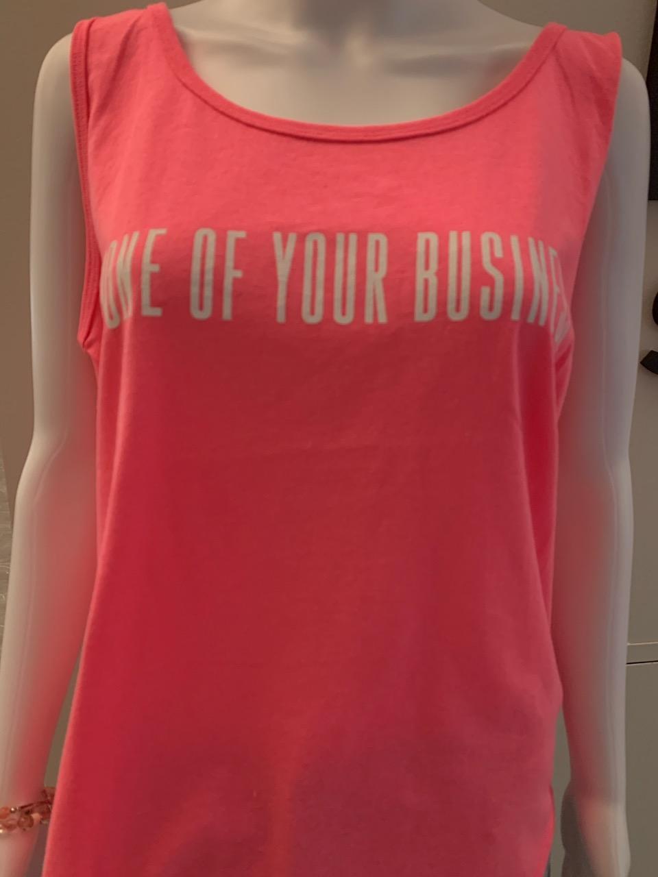 None of Your Business Tank Top