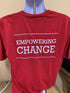 Understanding Grace - Red V-Neck T-Shirt