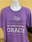 Understanding Grace - Purple Crewneck T-Shirt
