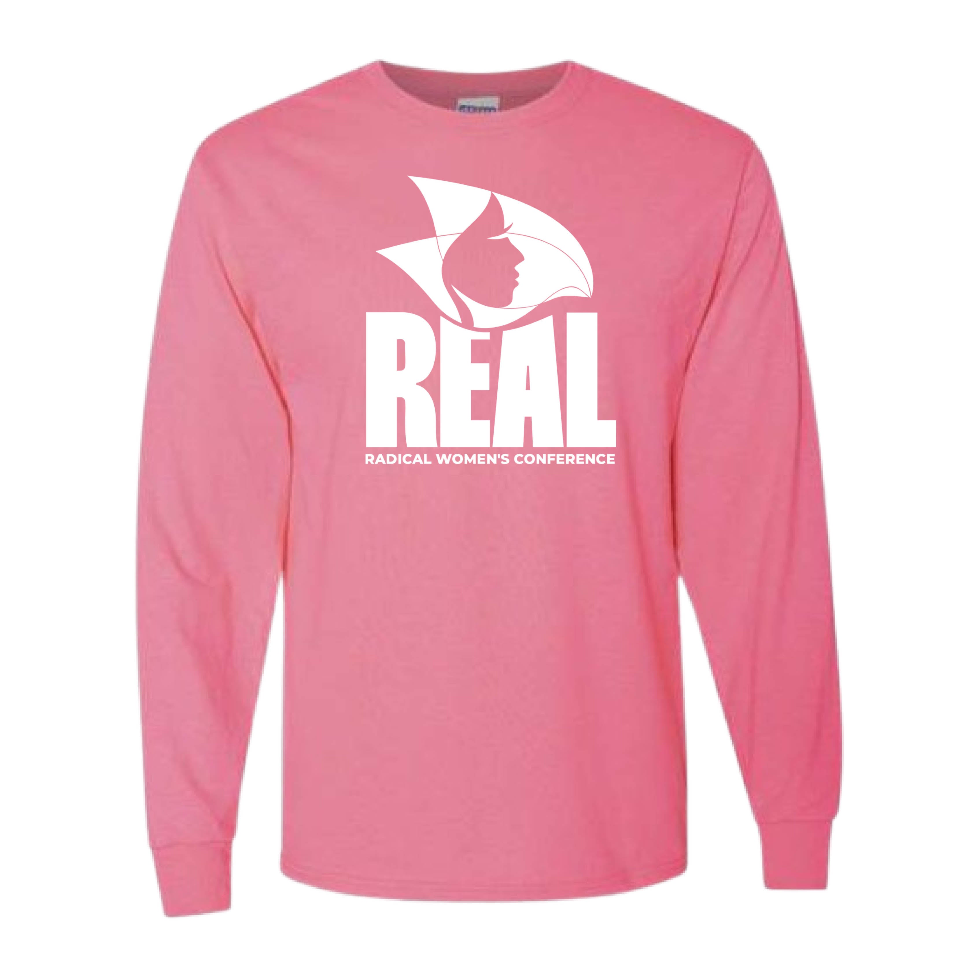 REAL CONFERENCE LONG T-Shirt - Pink