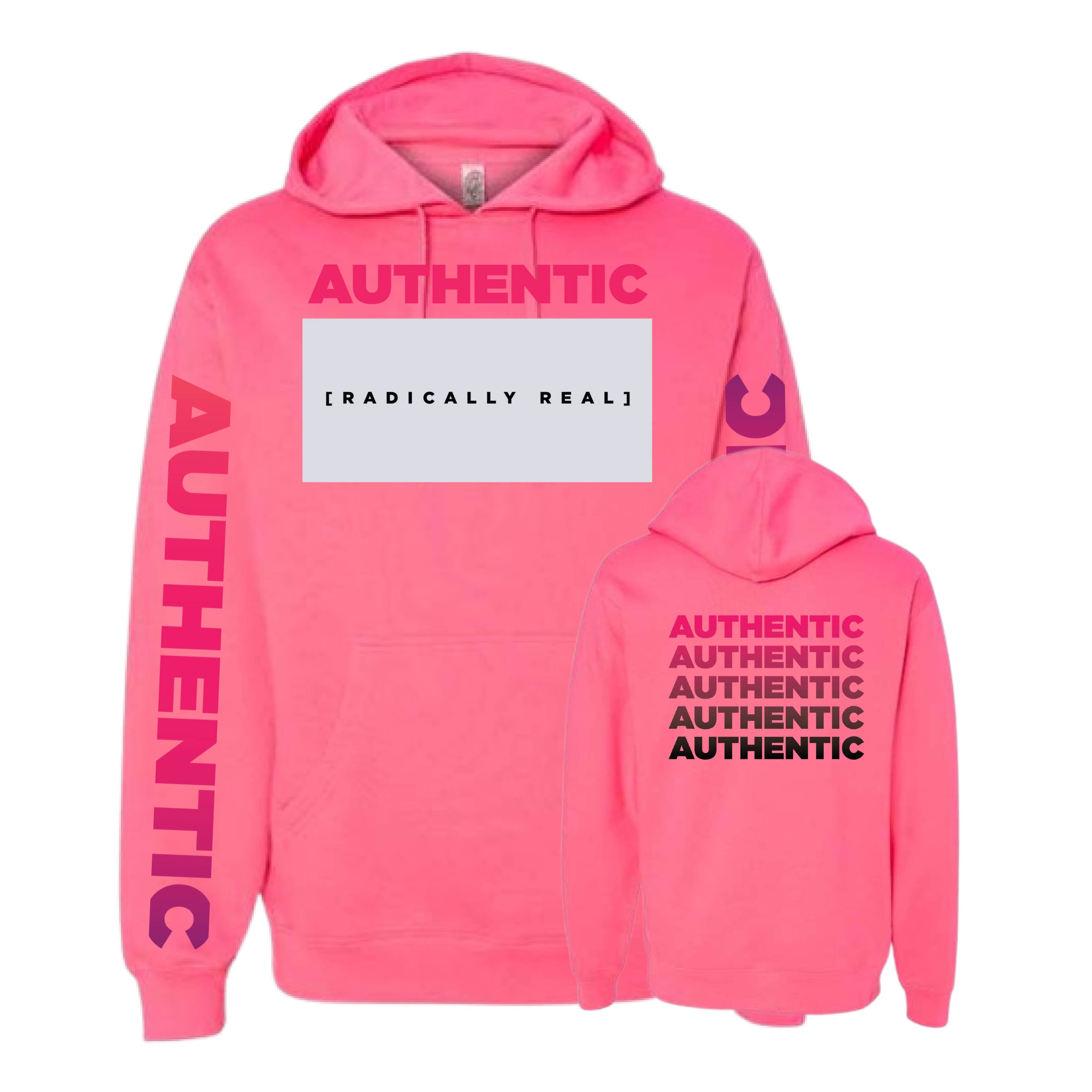 AUTHENTIC Hoodie - Pink