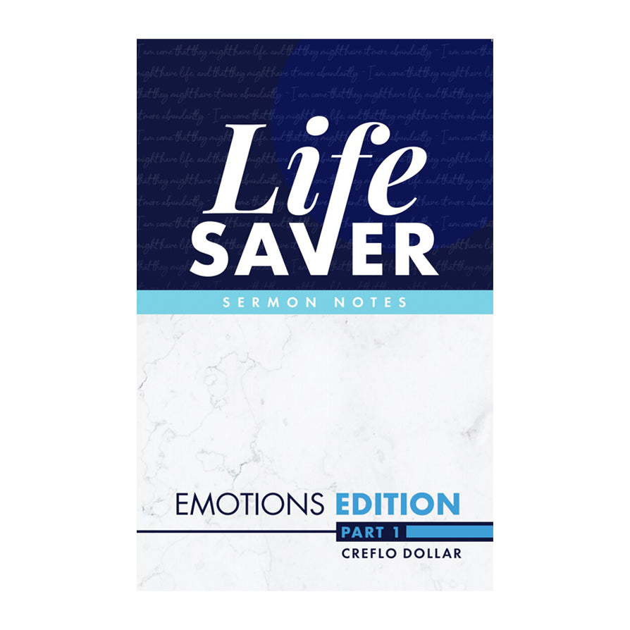 Life Saver Sermon Notes: Emotions Edition (Part 1) - Mini Book