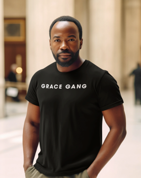 Black "Grace Gang" Shirt