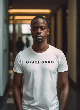 White "Grace Gang" Shirt