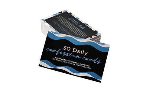 30 Day Confession and Scripture Cards