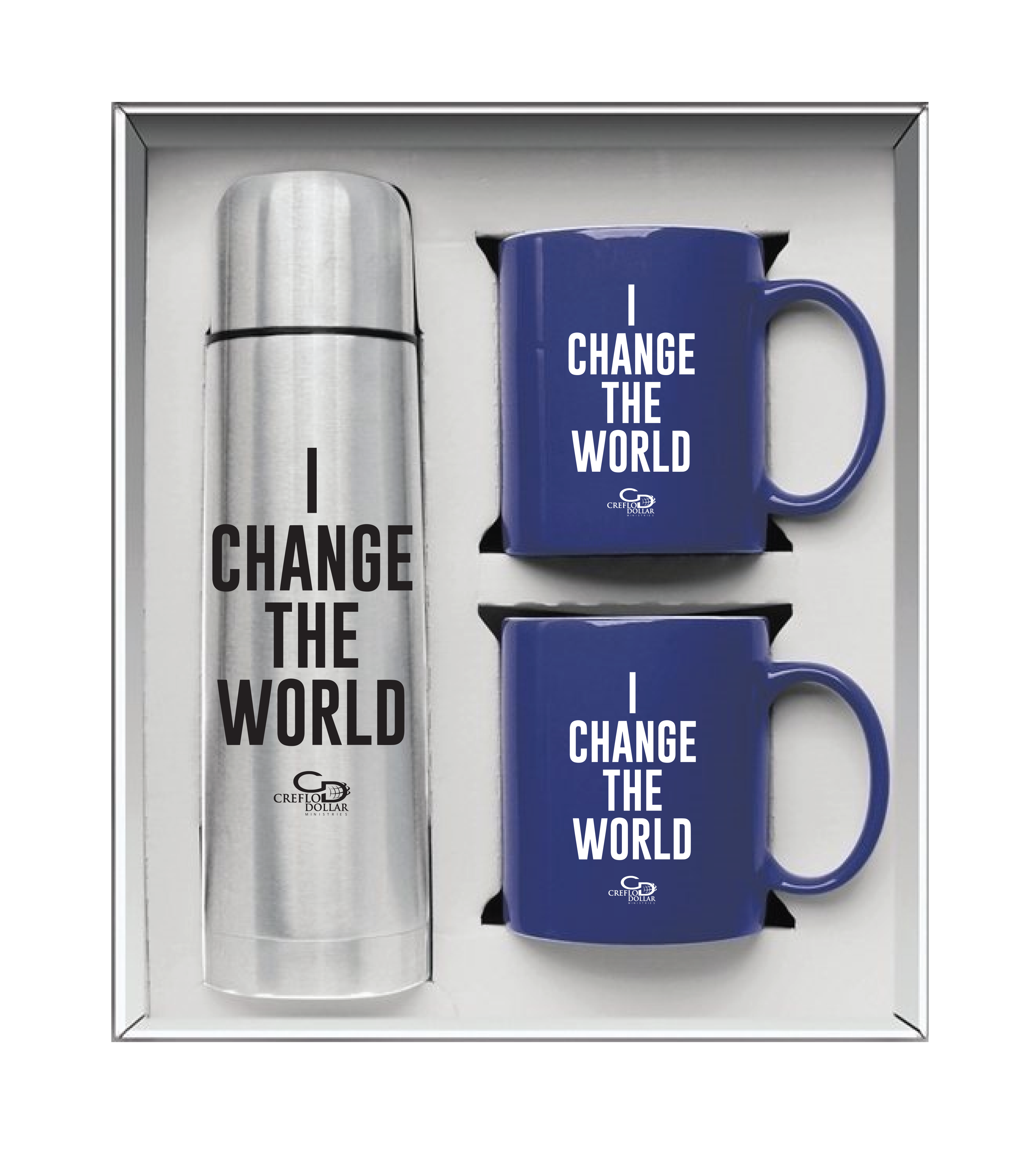 "I Change the World" Beverage Set - Novelty