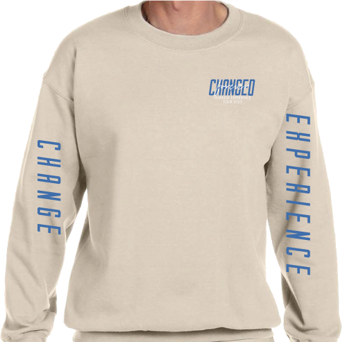 Change Experience - Forever Changed - Tan Crewneck Sweatshirt