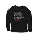 Black Engage Inspire Dream Long Sleeve T-Shirt