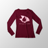 Burgundy with Pink Glitter Head - Revolution