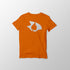 Orange Long Sleeve Shirt w/ White Sparkle Radical Head