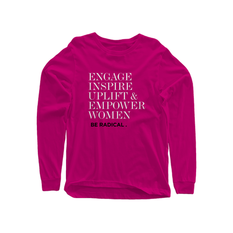 Pink Engage Inspire Dream Long Sleeve T-Shirt